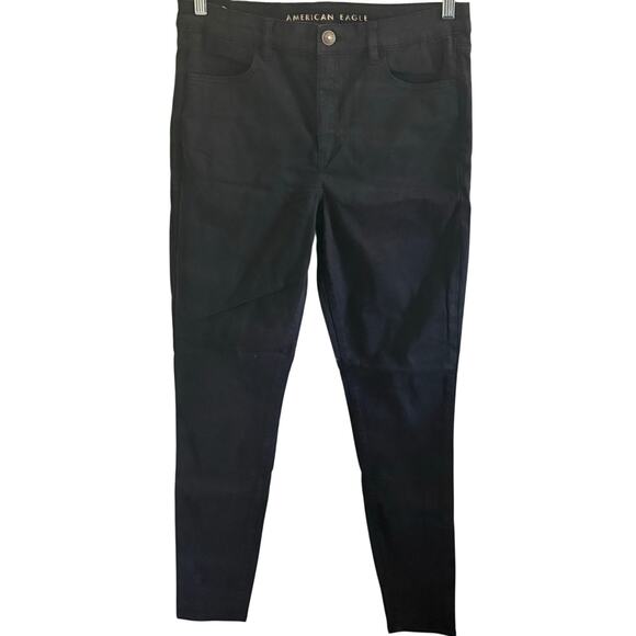 American Eagle Black Flex Jeans. Size 14 - Picture 1 of 5